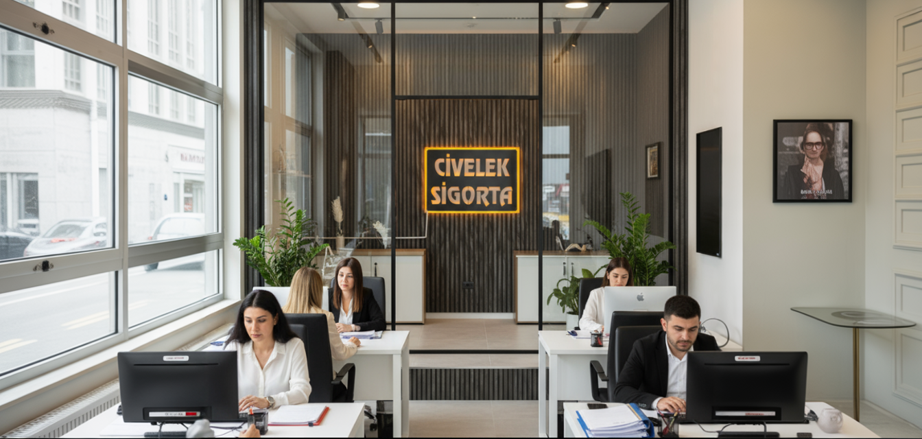 CİVELEK SİGORTA Ankara Ofis Binası ve Ekip